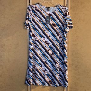 ROBERT LOUIS Multi Color Dress Size L